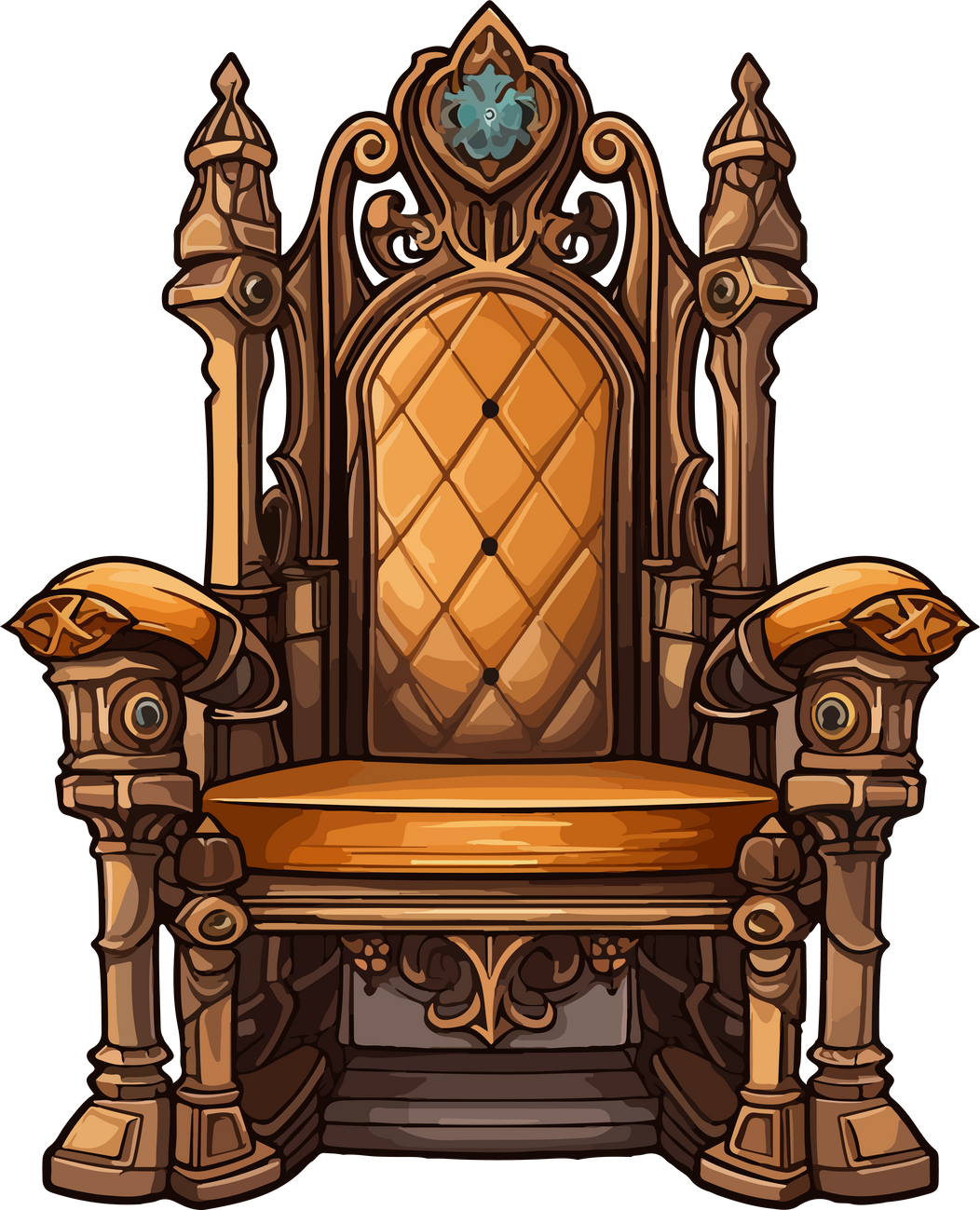 Cute throne